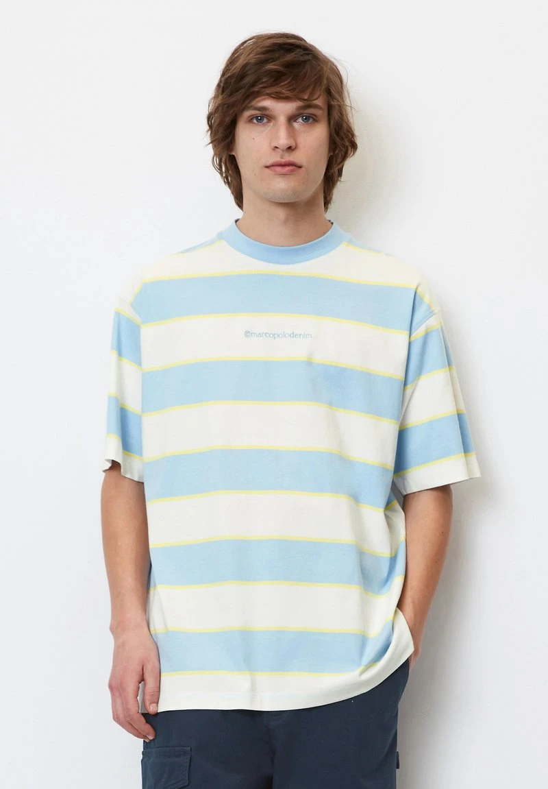 Marc O'Polo DENIM GESTREIFTES OVERSIZE AUS REINER BIO BA - T-Shirt Print - Multi Sea Holly 1 Marc O'Polo DENIM GESTREIFTES OVERSIZE AUS REINER BIO BA - T-Shirt Print - Multi Sea Holly