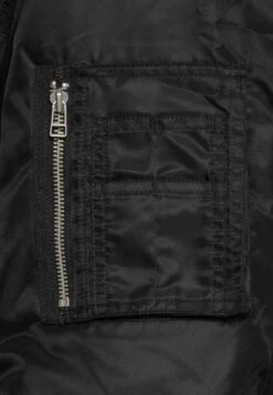 Marc O'Polo DENIM JACKET PADDED ZIPPER - Bomberjacke - Black -Alltags Mode 7b2139455f2340728dd8c24d8ca088ef