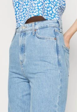 Marc O'Polo DENIM TROUSERS SUPER HIGH WAIST LOOSE LEG EXTENDED FULL LENGTH - Jeans Relaxed Fit - Multi/light Vintage Cobalt Blu -Alltags Mode 7e2f72f1b7994b1794c43c4d8f42683a