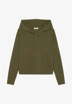 Marc O'Polo DENIM WIDE CROPPED - Kapuzenpullover - Dakota Shadow -Alltags Mode 80f5858a7afd4a978031d0f75a2886ab