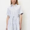 Marc O'Polo DENIM Blusenkleid - Multi Blue Clay