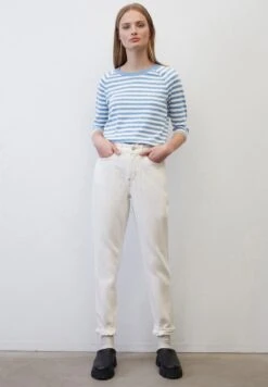 Marc O'Polo DENIM RAGLAN-STREIFEN- REGULAR AUS - Langarmshirt - Multi Soft Sky Blue -Alltags Mode 83fcb879a2f64412bb8efe74a17df5e2