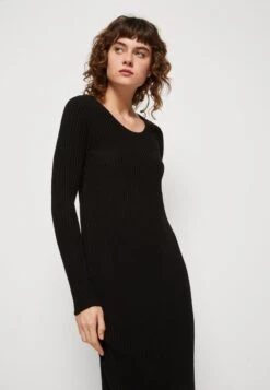 Marc O'Polo DENIM TUBE DRESS - Strickkleid - Black -Alltags Mode 85bfce8b47ec4bef9e3c16da3a3ef5f0