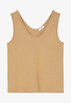 Marc O'Polo DENIM SLUB-QUALITÄT - Top - Bright Chestnut -Alltags Mode 880a36ce9dbf4492940c99d9f9ab66ad