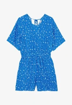 Marc O'Polo DENIM KURZER OVERALL MIT RÜCKENAUSSCHNITT AUS FLIESSE - Jumpsuit - Multi Mediterranean Blue -Alltags Mode 881a27a5e8cf46ff94eafee950770874