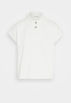 Marc O'Polo DENIM SHORTSLEEVE BUTTON PLACKET - Poloshirt - Scandinavian White -Alltags Mode 8a081c036c7949e088b9ff6e076047af