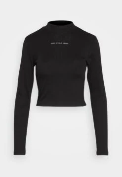 Marc O'Polo DENIM LONG SLEEVE STAND UP COLLAR SLIM FIT CROPPED - Langarmshirt - Crystal Seas -Alltags Mode 8a8add56fc0341a3b0a027331397c3a3