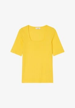 Marc O'Polo DENIM MODERN HALFSLEEVE SQUARE NECKLINE - T-Shirt Basic - Cream Gold -Alltags Mode 8cf9e3cb9523494fa8b5ff4dae7169b4
