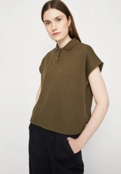 Marc O'Polo DENIM SHORTSLEEVE BUTTON PLACKET - Poloshirt - Dakota Shadow -Alltags Mode 91703cb9231a4e95bd5fe970e5557c01