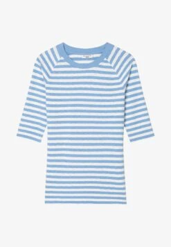 Marc O'Polo DENIM RAGLAN-STREIFEN- REGULAR AUS - Langarmshirt - Multi Soft Sky Blue -Alltags Mode 9774849e701e41db867c956e94dc21ef
