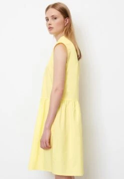 Marc O'Polo DENIM ÄRMELOSES VOLANT POPELI - Blusenkleid - Buttercup -Alltags Mode 977d0095ef7b49f5b224ebb259f6d24f