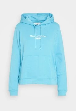 Marc O'Polo DENIM LONGSLEEVE HOODED CHEST EMBROIDERY - Sweatshirt - Scandinavian White -Alltags Mode 9798d2a898214c8d904d1726843dcbd7