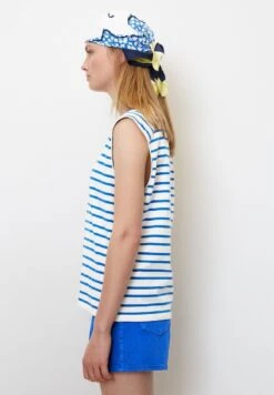 Marc O'Polo DENIM ÄRMELLOSES STREIFEN LOOSE - T-Shirt Print - Multi Mediterranean Blue 9 Marc O'Polo DENIM ÄRMELLOSES STREIFEN LOOSE - T-Shirt Print - Multi Mediterranean Blue -Alltags Mode 9b0628ead18d4ee5a8db198abec3927a