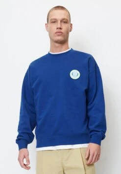 Marc O'Polo DENIM LONG SLEEVE CHEST ARTWORK - Sweatshirt - Kensington Blue