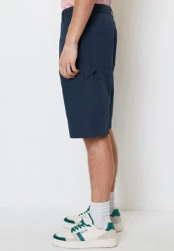 Marc O'Polo DENIM IM WORKWEAR-STIL - Jeans Shorts - Navy Teal -Alltags Mode a15757ee6eaa46a4a10d6a7ba95bc41b