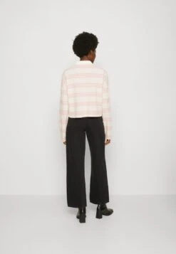 Marc O'Polo DENIM LONG SLEEVE STRIPED PLACED PRINT - Poloshirt - Multi/matte Rose -Alltags Mode a1766068da904165aec11f7baaeb503e