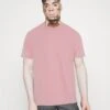 Marc O'Polo DENIM SHORT SLEEVE RELAXED FIT - T-Shirt Basic - Matte Rose