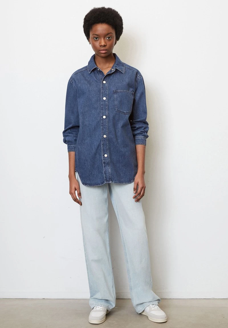 Marc O'Polo DENIM Hemdbluse - Multi Authentic Dark Blue 2 Marc O'Polo DENIM Hemdbluse - Multi Authentic Dark Blue – Bild 2