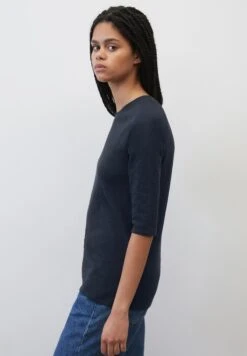 Marc O'Polo DENIM Langarmshirt - Navy Teal -Alltags Mode abdeb9da3c364655b4de213e34bfb499