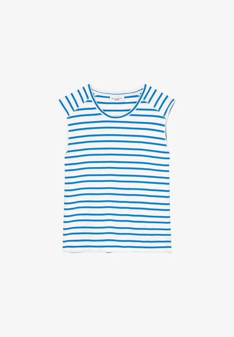 Marc O'Polo DENIM ÄRMELLOSES STREIFEN LOOSE - T-Shirt Print - Multi Mediterranean Blue 6 Marc O'Polo DENIM ÄRMELLOSES STREIFEN LOOSE - T-Shirt Print - Multi Mediterranean Blue – Bild 6