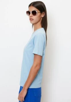 Marc O'Polo DENIM LOGO- REGULAR AUS SOFTEM SINGLE - T-Shirt Basic - Sea Holly -Alltags Mode aea42baa6f34481697ff1b7195b78dbb