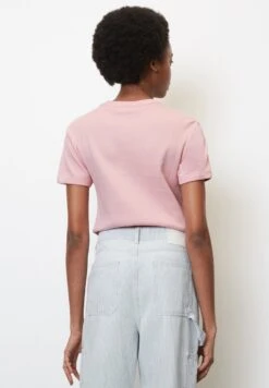 Marc O'Polo DENIM RUNDHALS MIT STRUKTUR AUS - T-Shirt Basic - Matte Rose -Alltags Mode aee5214bbc014892be6f807dc8eeb425