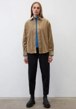 Marc O'Polo DENIM BLOUSE LONGSLEEVE - Hemdbluse - Brown Rye -Alltags Mode af69ed6b83ac4e9d8a486b9d03a8f534