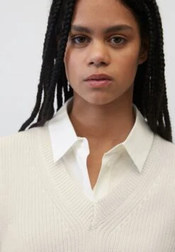 Marc O'Polo DENIM REGULAR - Strickpullover - Scandinavian White -Alltags Mode aff023d54c3d45848c732e42c8f16c88