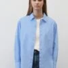 Marc O'Polo DENIM LANGARM - Hemdbluse - Soft Sky Blue