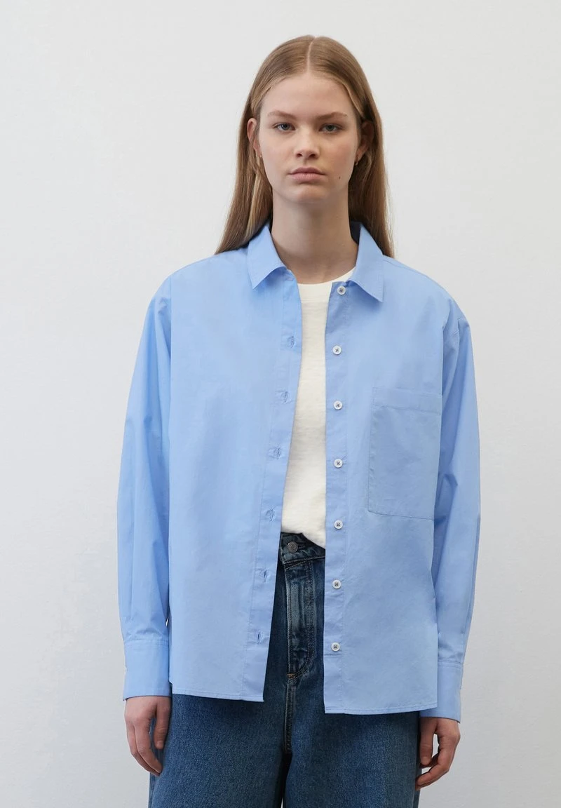 Marc O'Polo DENIM LANGARM - Hemdbluse - Soft Sky Blue 1 Marc O'Polo DENIM LANGARM - Hemdbluse - Soft Sky Blue