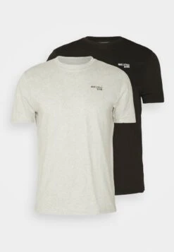 Marc O'Polo DENIM 2 PACK - T-Shirt Basic - Multi/light Shadow Melange -Alltags Mode b1bd94c0c4904223bf2bbe95aad912d0