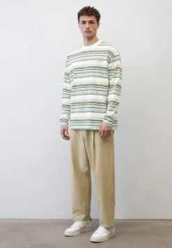 Marc O'Polo DENIM LONGSLEEVE - Langarmshirt - Multi Egg White -Alltags Mode b2aac9937ec94119ab65be76783e77a6