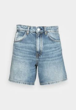 Marc O'Polo DENIM HIGH WAIST BERMUDA LENGTH - Jeans Shorts - Multi/vintage Mid Blue -Alltags Mode b2e0b27c6a574e868740775f53744210