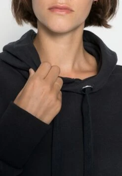 Marc O'Polo DENIM HOODIE - Sweatshirt - Black -Alltags Mode b8225e5bacfd49d2a9bdc6bbe8f62cbe