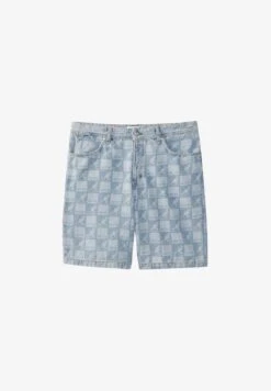 Marc O'Polo DENIM WIDE LEG IM LOCKERE - Jeans Shorts - Laser Print Kangol X Mop -Alltags Mode b83dd1095201463d842c5adadc21fd5e