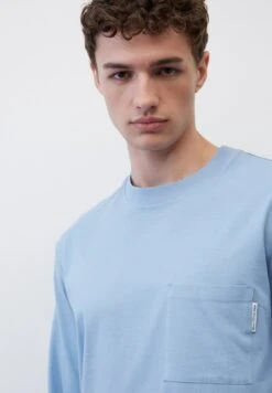 Marc O'Polo DENIM SINGLE - AUS SOFTER - Langarmshirt - Blue Clay -Alltags Mode b8f2c75f2fb84d95a244e779606de9cd