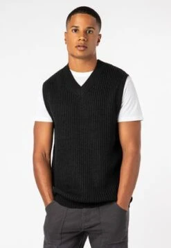 Marc O'Polo DENIM V NECK VEST - Strickpullover - Midnight Flora -Alltags Mode b91b8d4836f34507bb8b2ec5338d6158