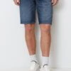Marc O'Polo DENIM MODELL MATS IN AUTHENTI-STRE - Jeans Shorts - Dark Worn Blue