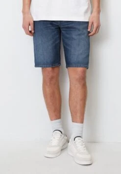 Marc O'Polo DENIM MODELL MATS IN AUTHENTI-STRE - Jeans Shorts - Dark Worn Blue
