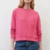 Marc O'Polo DENIM O-SHAPE RELAXED - Sweatshirt - Fresh Fuschia