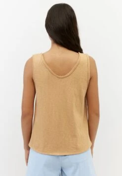 Marc O'Polo DENIM SLUB-QUALITÄT - Top - Bright Chestnut -Alltags Mode c963635df4634194ba5959d4e6c5aa62