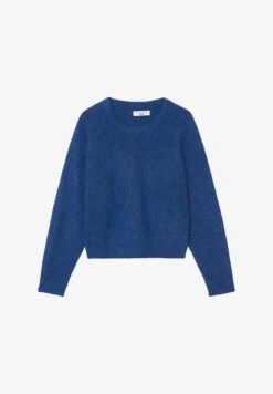 Marc O'Polo DENIM RUNDHALS CROPPED AUS SOFTEM SCH - Strickpullover - Kensington Blue -Alltags Mode c9c351bca1ea4dd19575881202e6434c