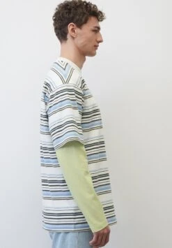 Marc O'Polo DENIM HEAVY AUS REINER - T-Shirt Print - Multi Egg White -Alltags Mode d46aa37affb249f1843970d85375683d