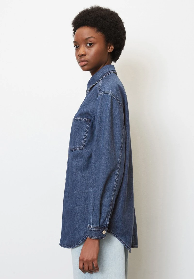 Marc O'Polo DENIM Hemdbluse - Multi Authentic Dark Blue 4 Marc O'Polo DENIM Hemdbluse - Multi Authentic Dark Blue – Bild 4