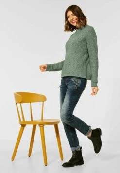 Marc O'Polo DENIM TURTLENECK SLIM FIT - Strickpullover - Sugared Almond 10 Marc O'Polo DENIM TURTLENECK SLIM FIT - Strickpullover - Sugared Almond -Alltags Mode d92d9681f76649e7b7680e45fe4f5a29