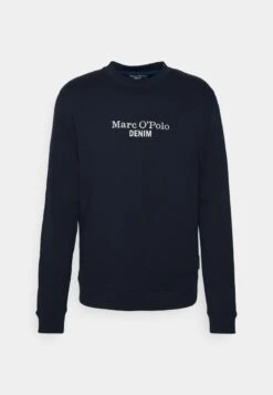 Marc O'Polo DENIM LONG SLEEVE LOGO PRINT ARTWORK - Sweatshirt - True Navy -Alltags Mode dd96251a07664e5ab0e23e0753d14363
