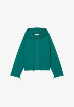 Marc O'Polo DENIM RELAXED - Sweatjacke - Green -Alltags Mode df3a25b920c6474f8c9591e91013ca93