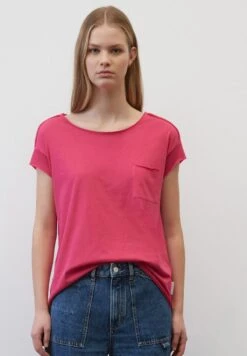 Marc O'Polo DENIM KURZARM MIT AUS LE - T-Shirt Basic - Fresh Fuschia -Alltags Mode df60b62d3e8a47b28b21a08dd875d21e 1