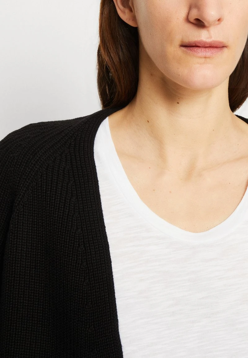 Marc O'Polo DENIM OPEN CARDIGAN WITH RAGLAN SLEEVE - Strickjacke - Black 6 Marc O'Polo DENIM OPEN CARDIGAN WITH RAGLAN SLEEVE - Strickjacke - Black – Bild 6