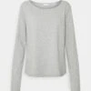 Marc O'Polo DENIM LONGSLEEVE CREWNECK - Langarmshirt - Grey Melange